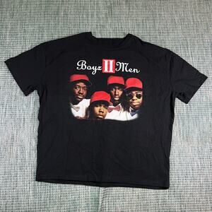 Boyz 2 Men Black Graphic Print T Shirt Adult Sz S New